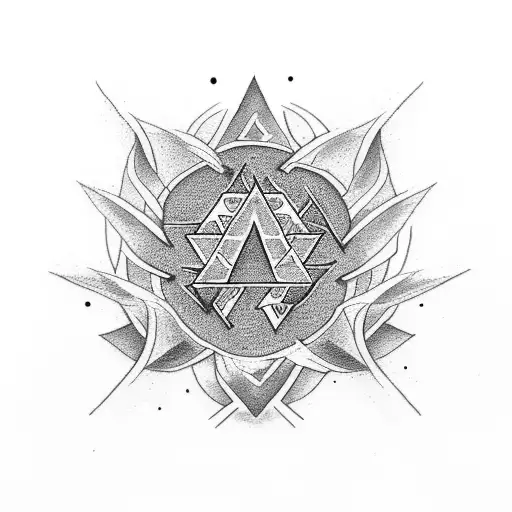 K Leaf Four Elements Symbol