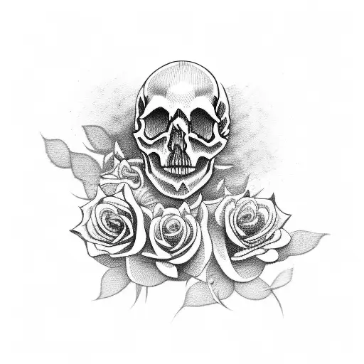 Skull Roses