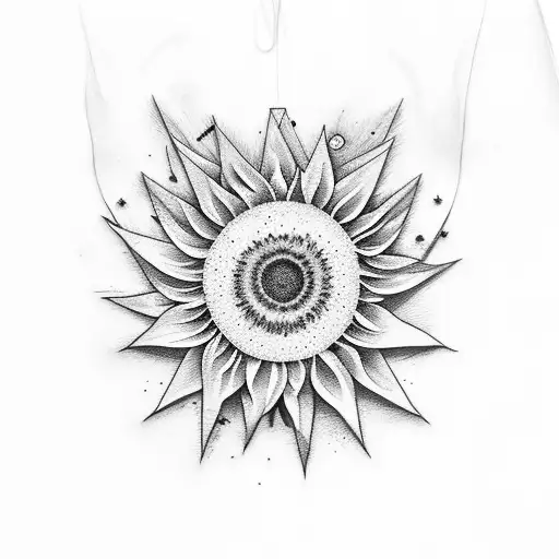 Sunflower With Breast Cancer Ribbon Eagle Mountains