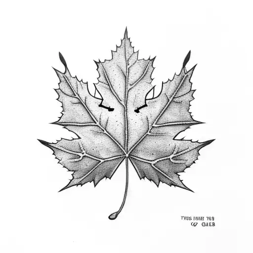 Oak Leaf With A Fun Fact About It Underneath