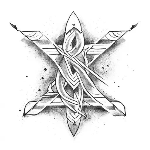 Arrow Wrapped In Vine