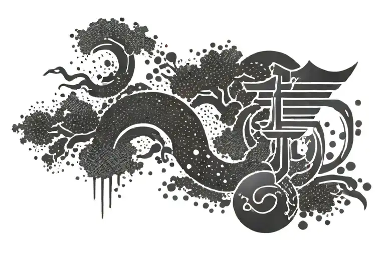 Japanese Kaizen Brush Symbol