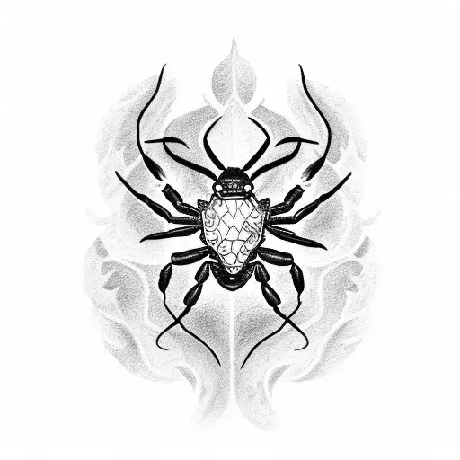 Scorpion With Eternal Flame