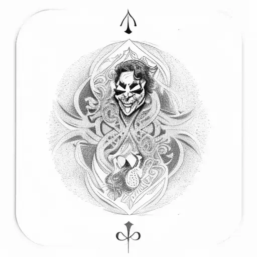 Joker Card In Tarot Style