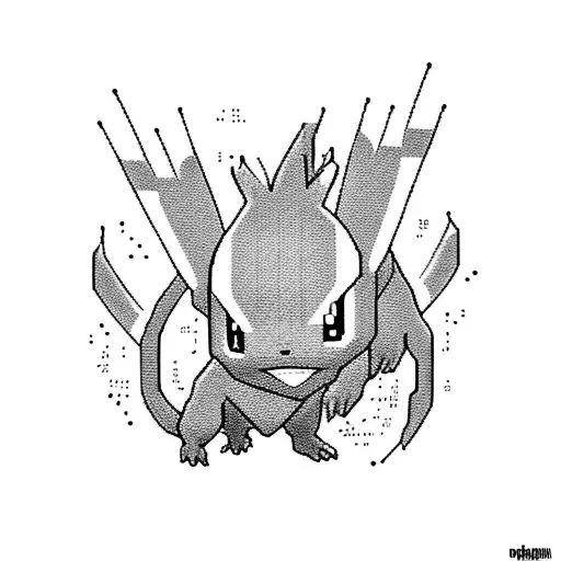 Pokemon Pixel Art Full Arm