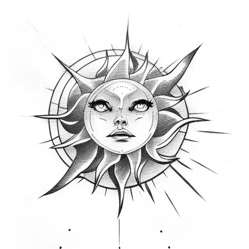 Ocean Waves With Sun Rays Rising