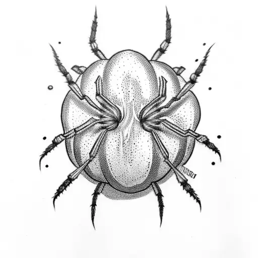 Pumpkin With A Spider