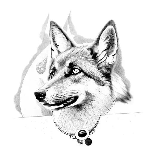 Cute Dog Mix German Shepard Smaller Kinda Fox Looking