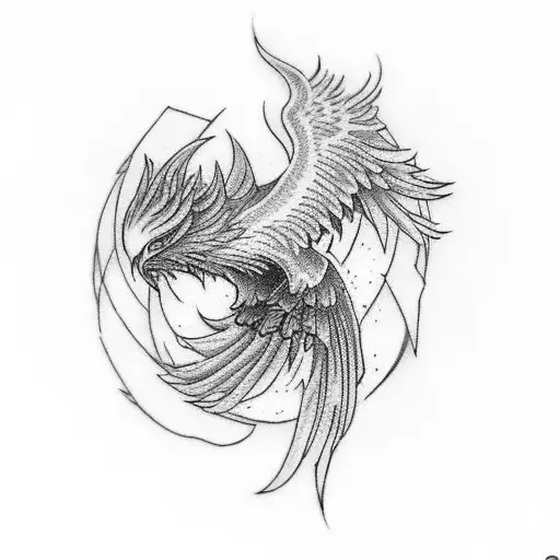 Phoenix Tattoo For Hand