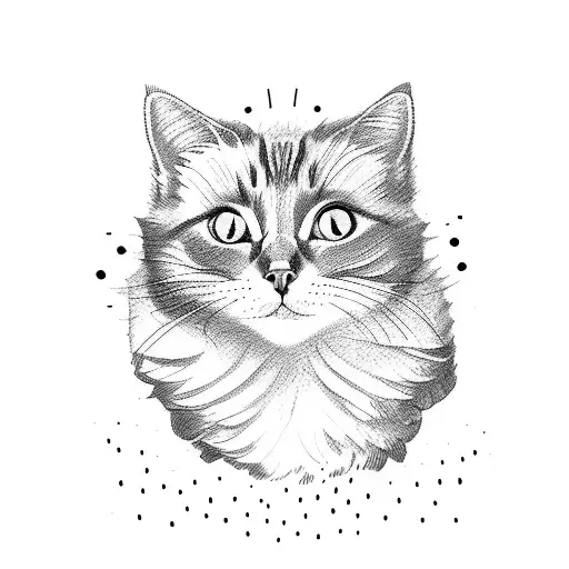 Cat Drinking Pool Water