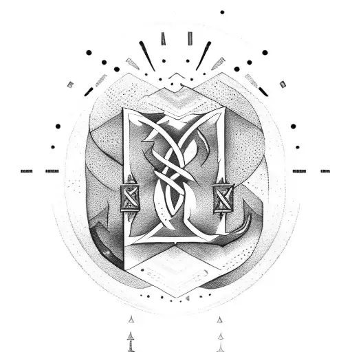 Nordic Rune With Nature