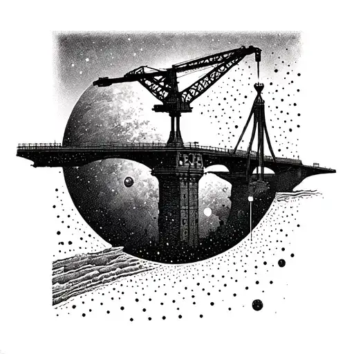 Bridge Crane In Space