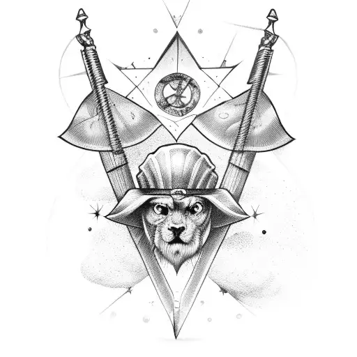 Semper Fratelli With Nautical Stars