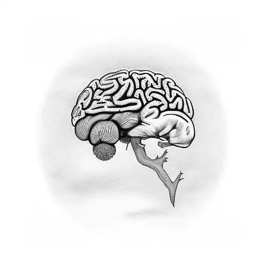 Brain With Ceeder Tree