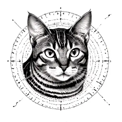 Bengal Cat Creates A Magic Circle And Stops Time