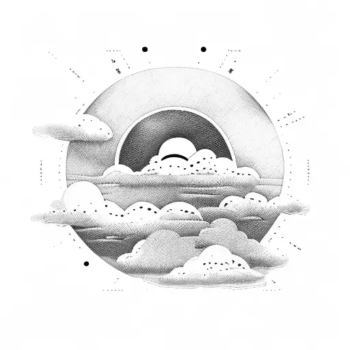 Jesus Cross With A Cloud Like Background