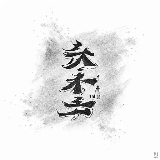 Ronin Kanji Korean Flag 4-Point Stars