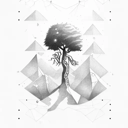 A Tree In A Cyberpunk Style With The Phrase 'Xgboost' Above It