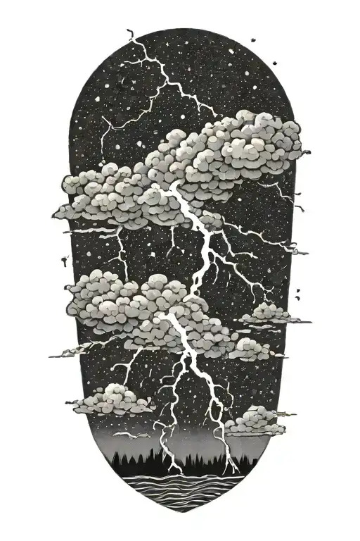 Lightning Storm Clouds