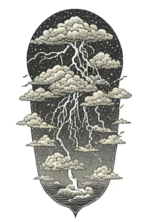 Lightning Storm Clouds