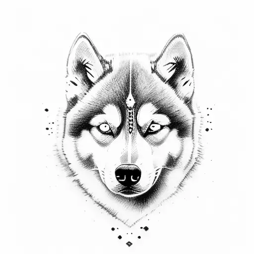 Husky Wirh Blue Eyes