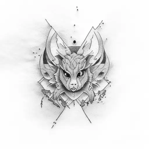 A Black And White Tattoo On The Forearm In Shades Of Gray In The Style Of Old 80