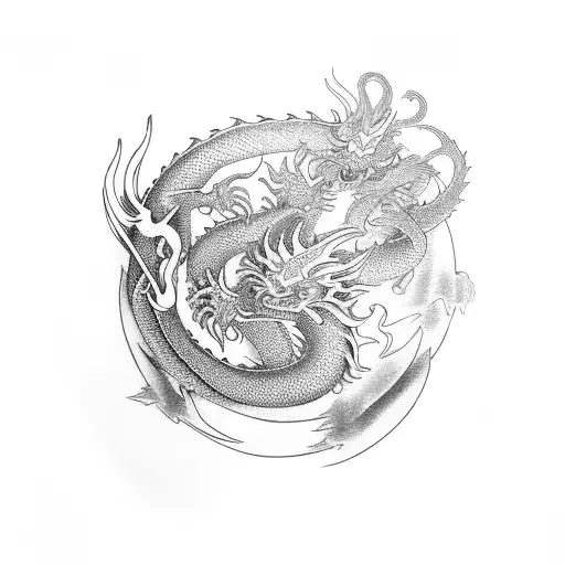 Dragon Moon Yin Yan