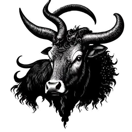 Capricorn Sign And Bull And First Name In Morse Jerome And Lucie