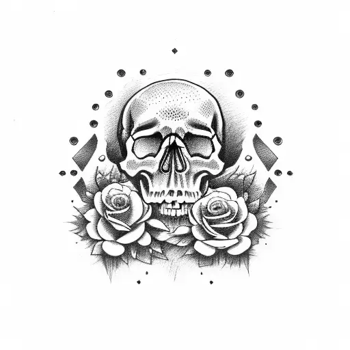 Skull And Roses