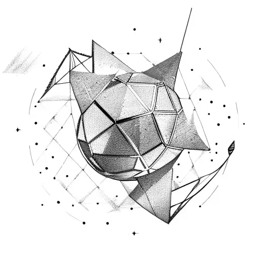 Bow And Arrow Shooting A Mirrorball With A Paper Airplane Flying Around It