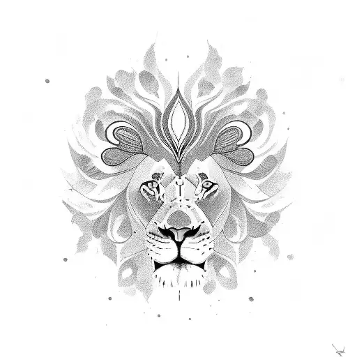Lion Whit Name
