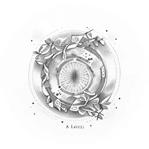 A Laurel Branch In A Circle