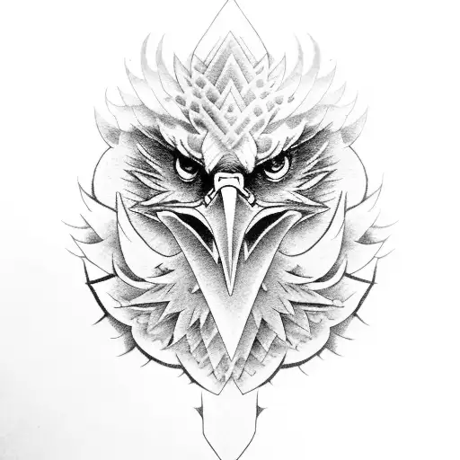 Eagle And Samurai Mask