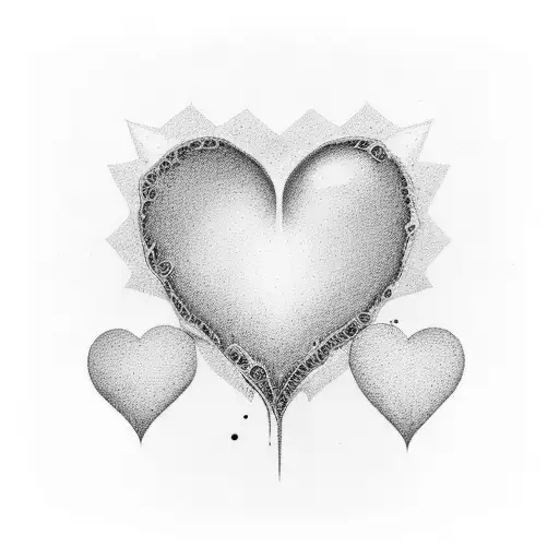 Phingerprint To Me And Wife And My Baby In Shape Of Heart