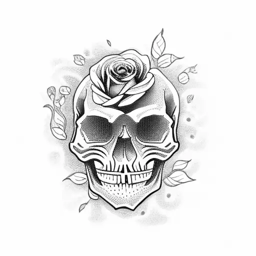 Skull And Roses