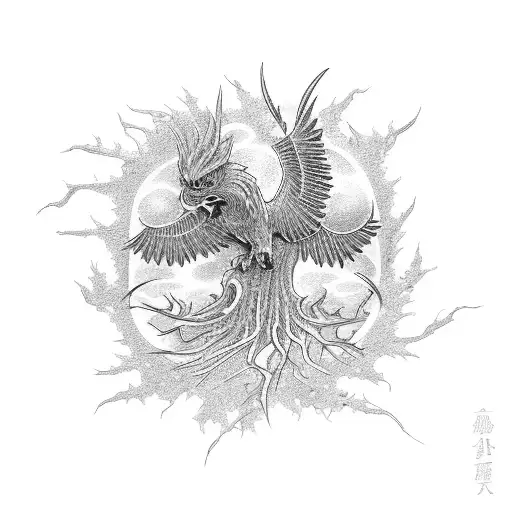 Phoenix Tree Of Life Japan Style