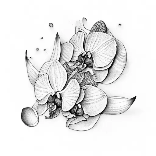 Paw Prints Orchid Butterfly