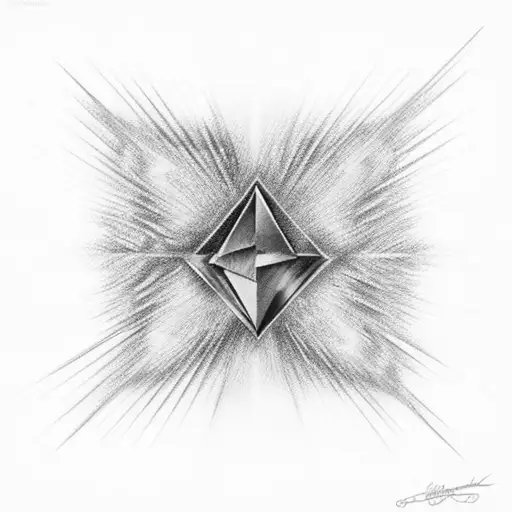 A Surreal Fusion Of Pink Floyd's Iconic Prism Album Cover And A Galaxy