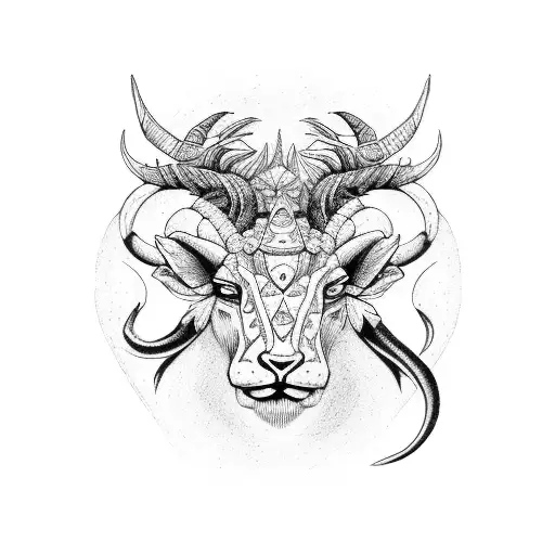 Leo And Capricorn In One Face