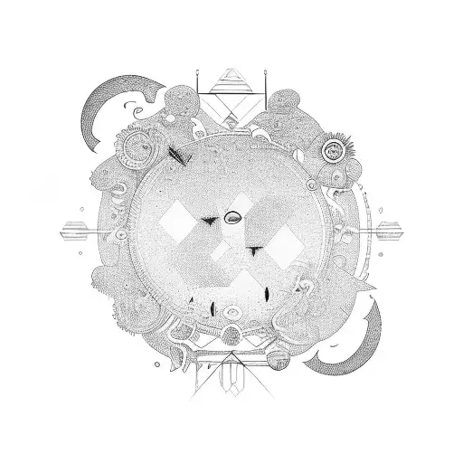 999 With Stuff Around It In A Circle