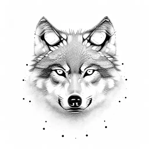 Wolf Water Mirror Pup