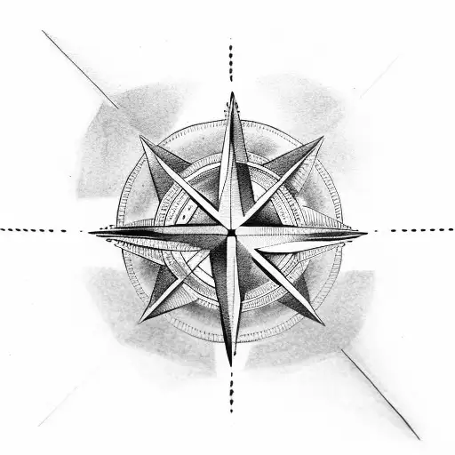 Triangle Compass Arrow