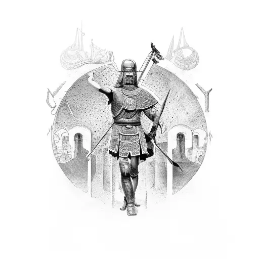 Roman History But Only Use The Symbols And The Artstyle They Have Used At That Time