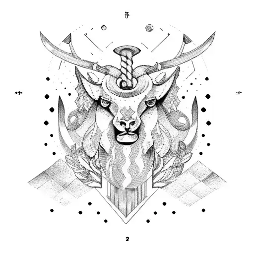 Nordic Nature And Aries Zodiac Sign