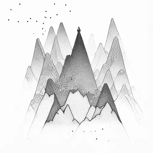 Ocean Forest Mountain Geometric