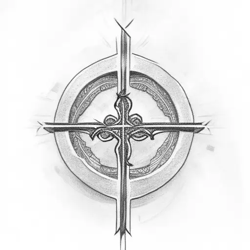 Skinny Christian Cross Transtitioning To An S