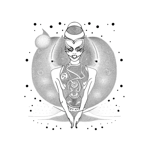 Minimal Tattoo Dancer Music