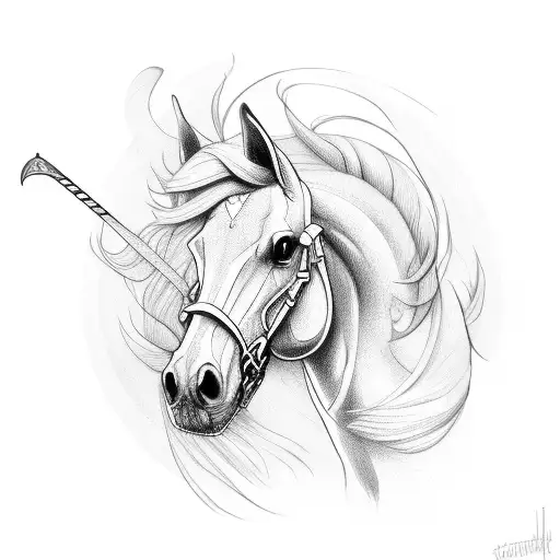 Skelton Riding A Horse