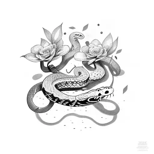 Snake Ranks And Little Flowers