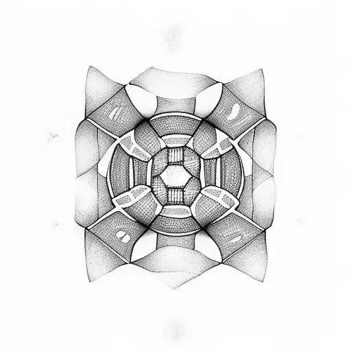 Soccer Field In The Shape Of A Rubik's Cube